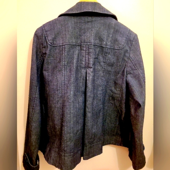 Ann Taylor LOFT Thick Lined Denim Jacket - M - Picture 2 of 5